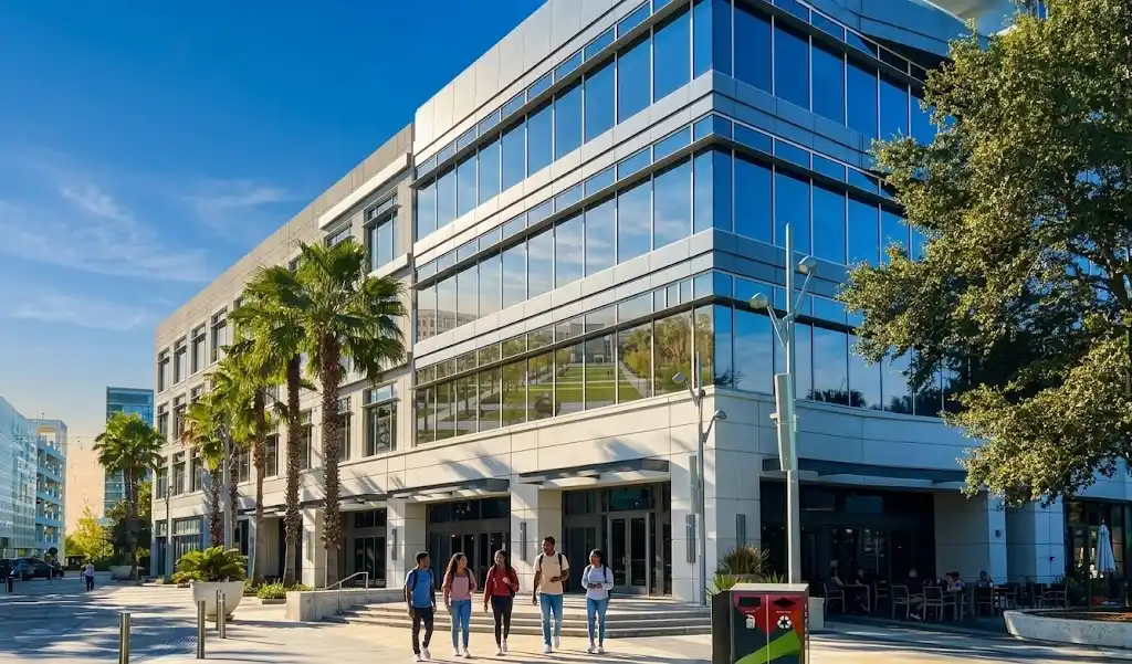 The AGTU campus building in Orlando, Florida
