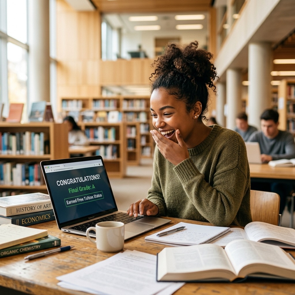 AGTU students earning a tuition-free online degree
