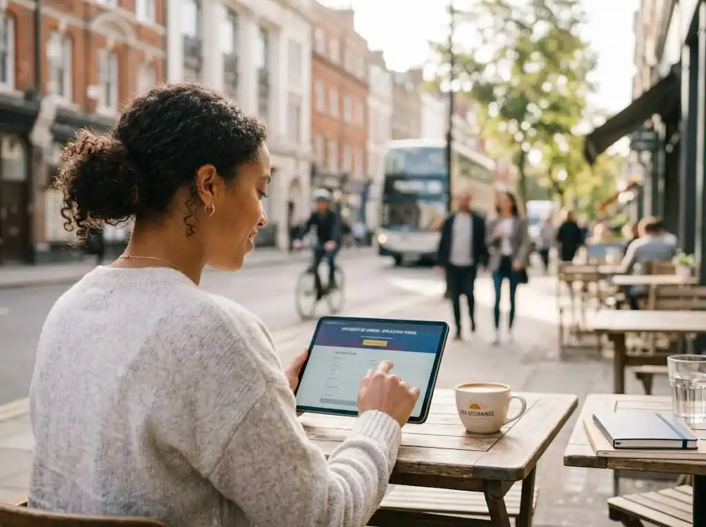 A student submitting transcripts for a free AGTU credit review