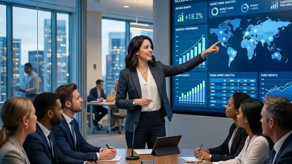 Student exploring MBA in Digital Business online at AGTU