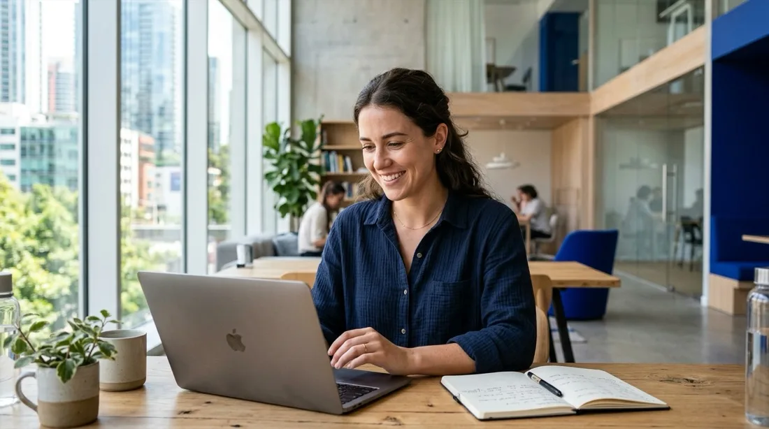 Student beginning the AGTU free competency program