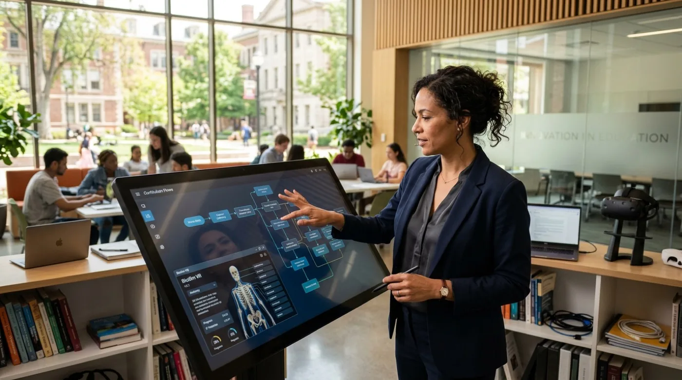 Student starting the first term of the accelerated AGTU Master in Education and AI