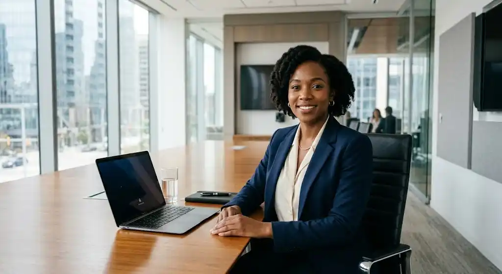 Aisha O., an AGTU graduate